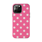 Pink Polka Dot Phone Case (Apple & Android) - Pink Sweetheart