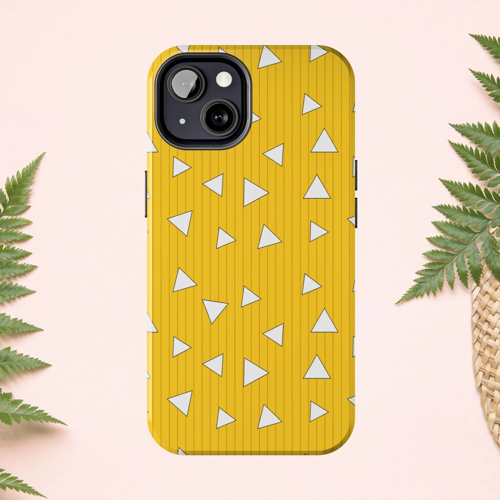 Triangle Thunder Kimono Tough Phone Case (Apple & Android) - Pink Sweetheart