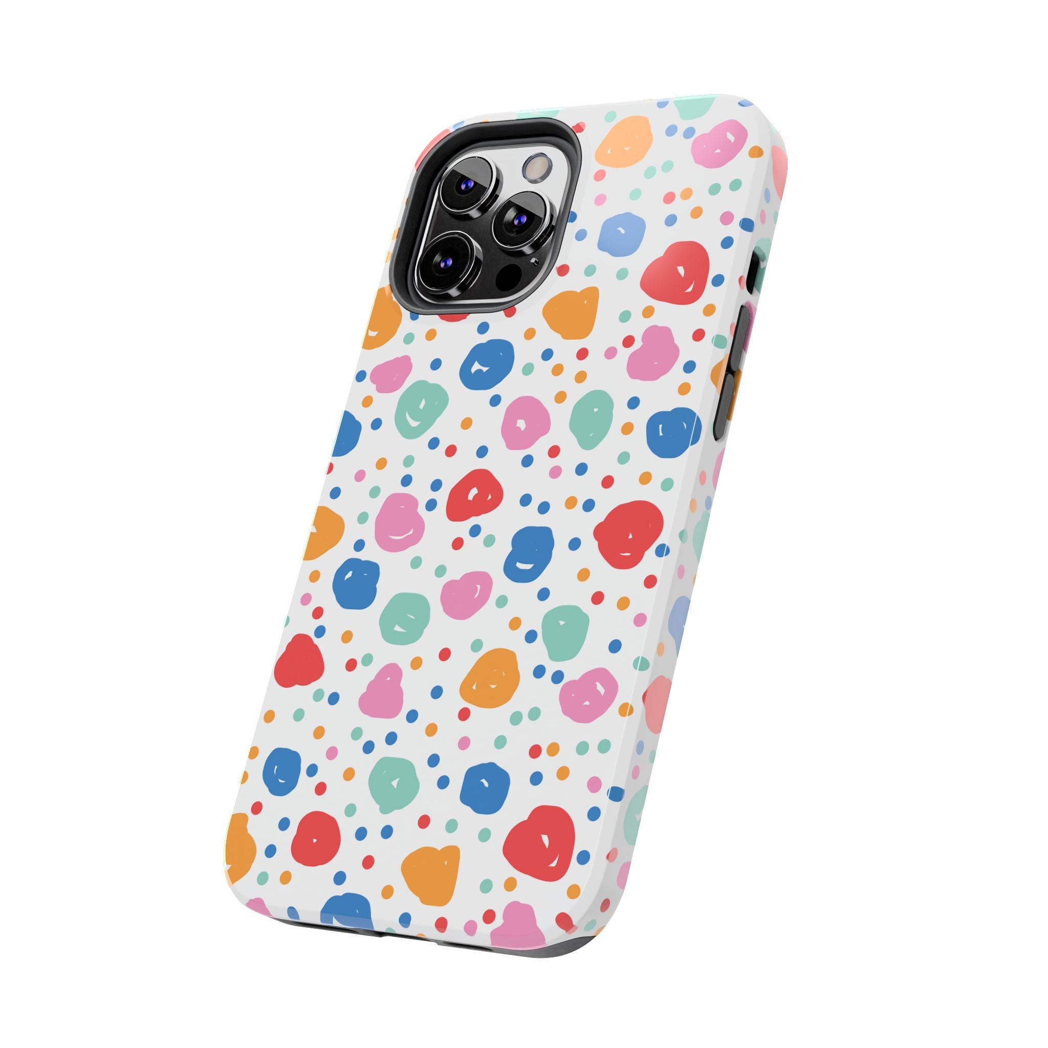 Seamless Hand Drawn Polka Phone Case (Apple & Android)