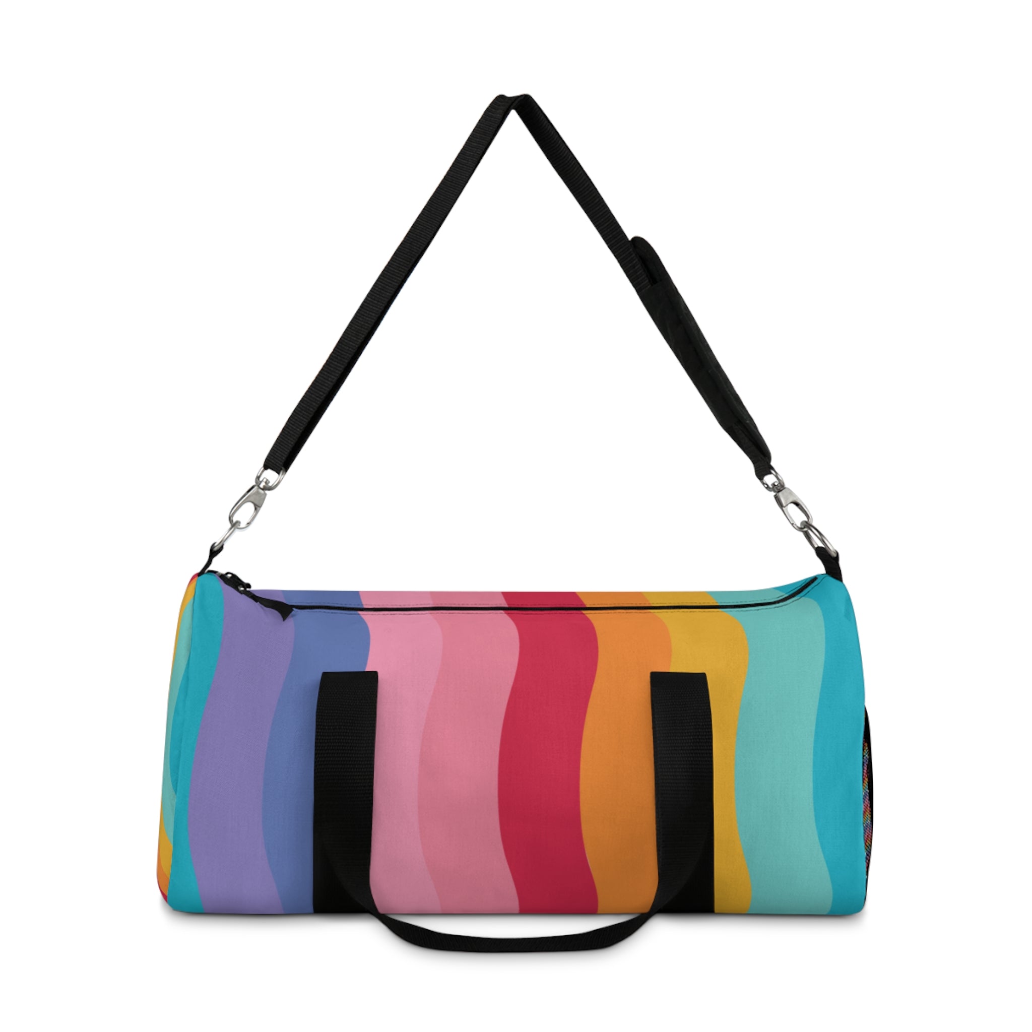 Rainbow Waves Duffel Bag