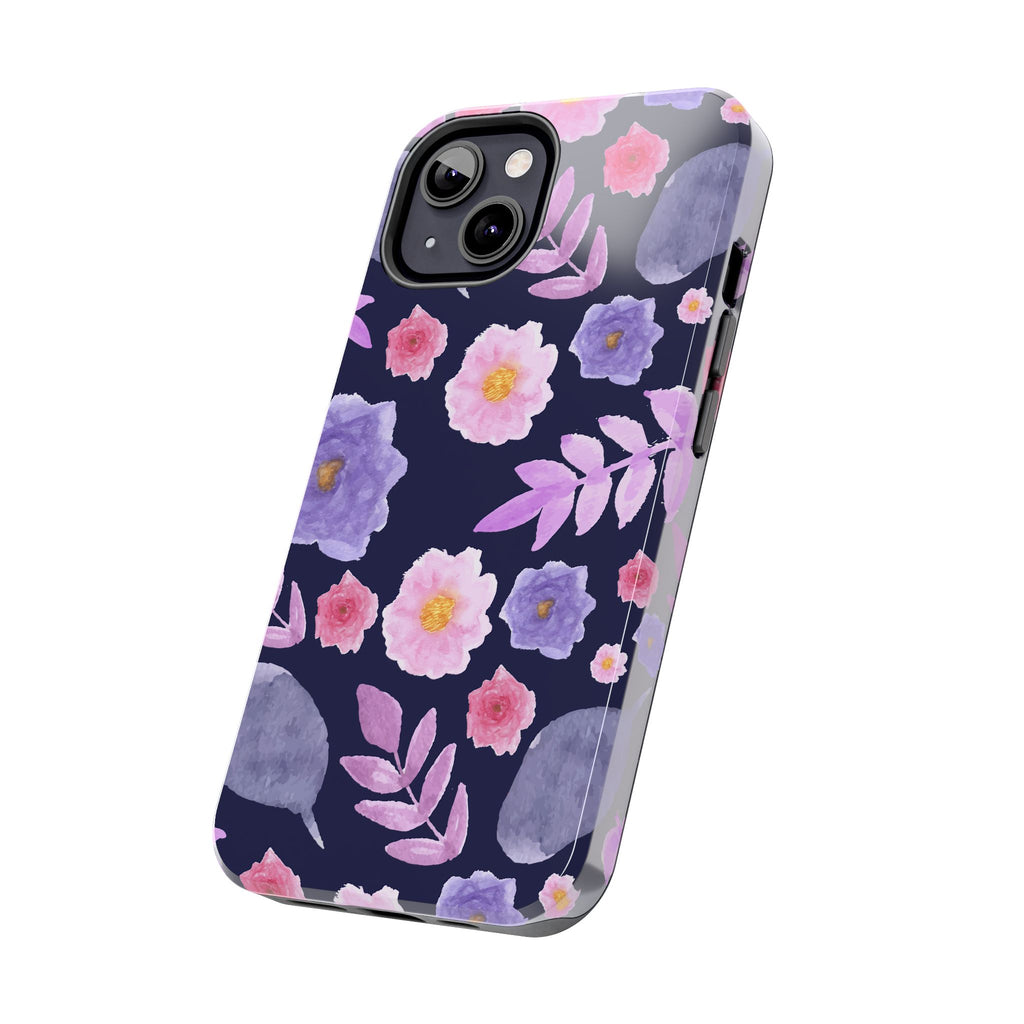 Purple Florals Phone Case (Apple & Android)