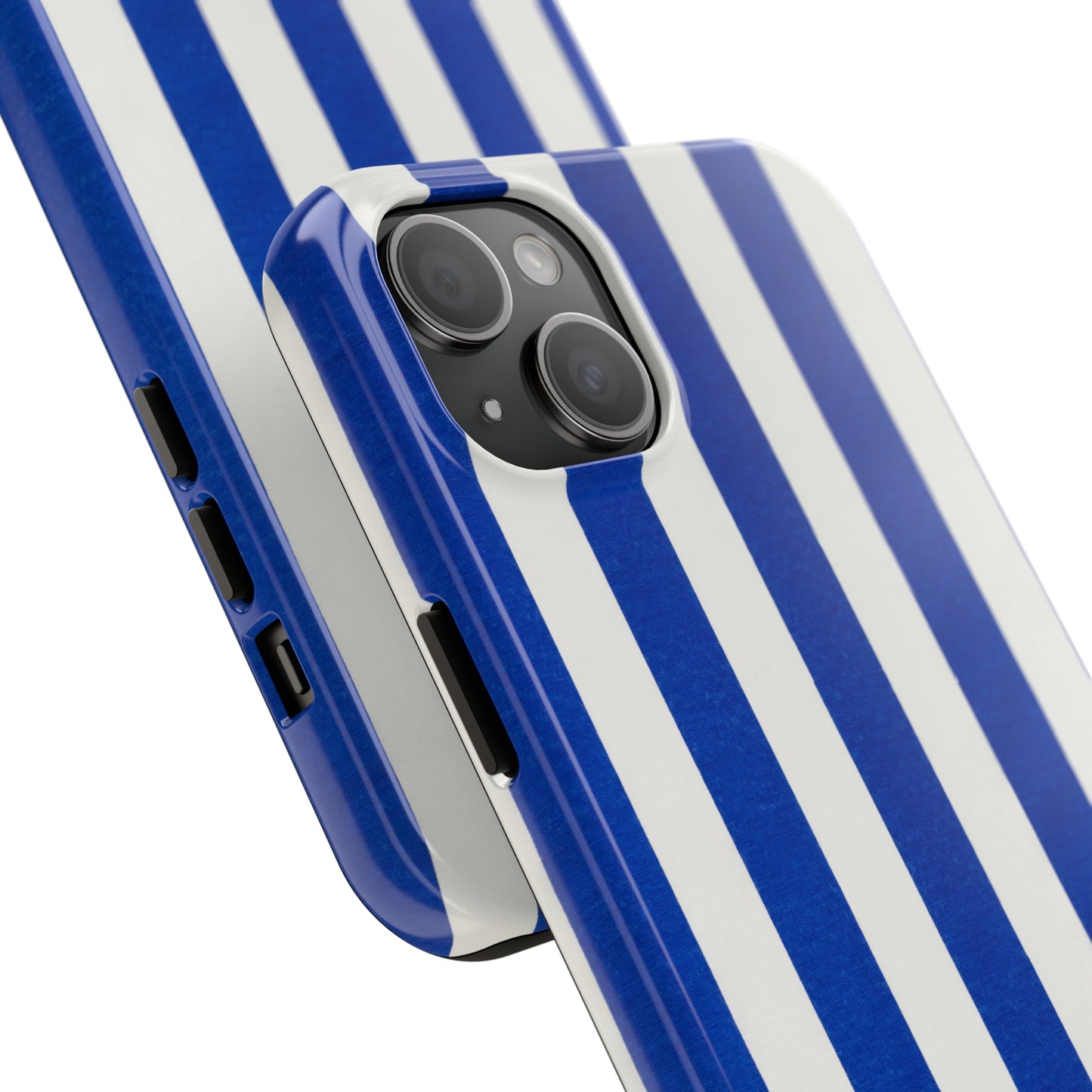 Blue & White Stripes Phone Case