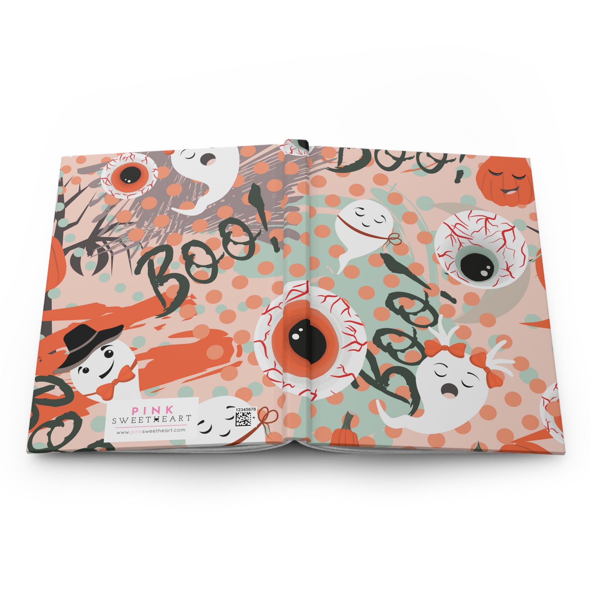 Los ojos vigilantes Cuaderno mate de tapa dura