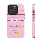 Bestie Bracelets Phone Case (Apple & Android) - Pink Sweetheart