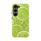 Green Citrus Lime Phone Case (Apple & Android) - Pink Sweetheart
