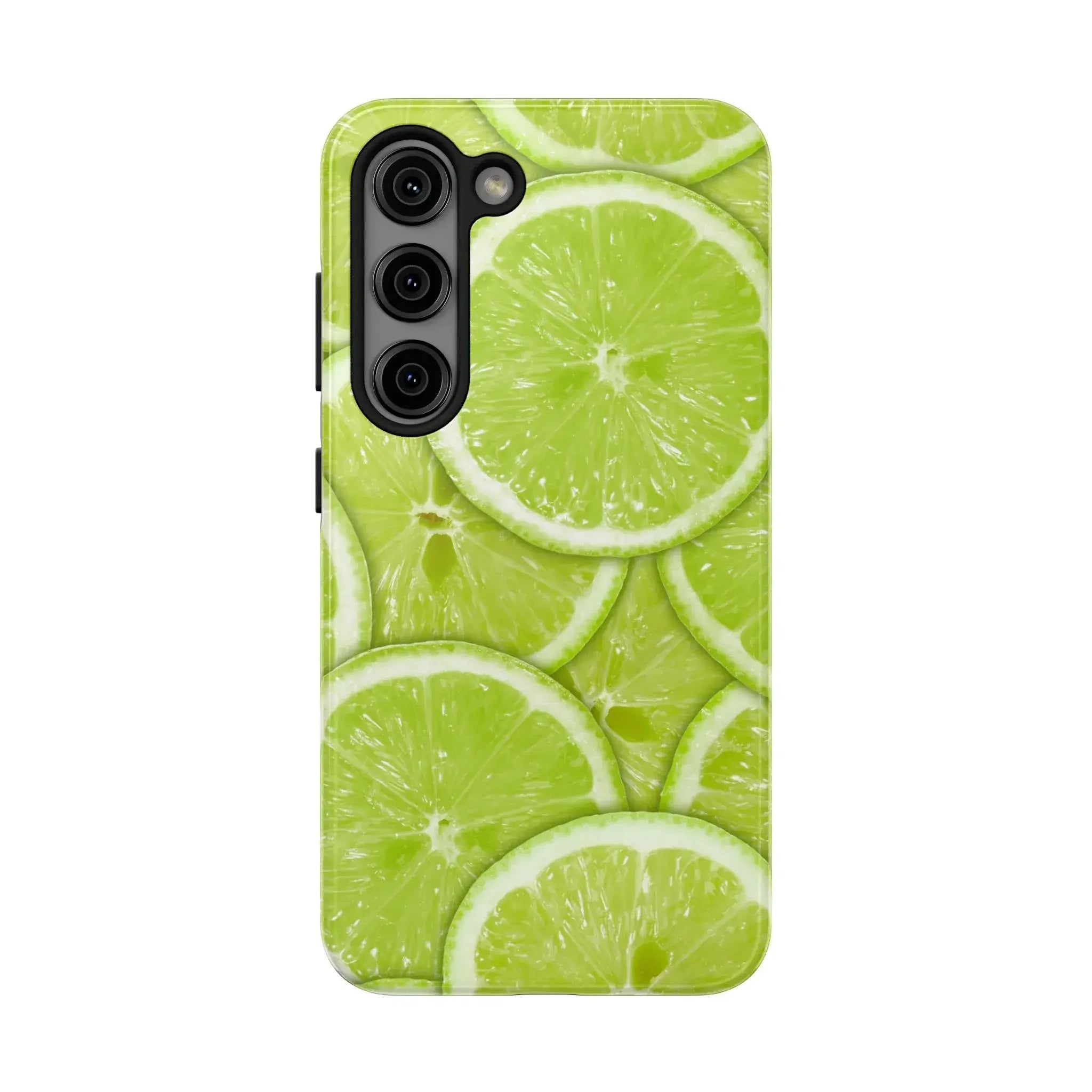 Green Citrus Lime Phone Case (Apple & Android) - Pink Sweetheart