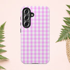 Pink Gingham Phone Case (Apple & Android) - Pink Sweetheart