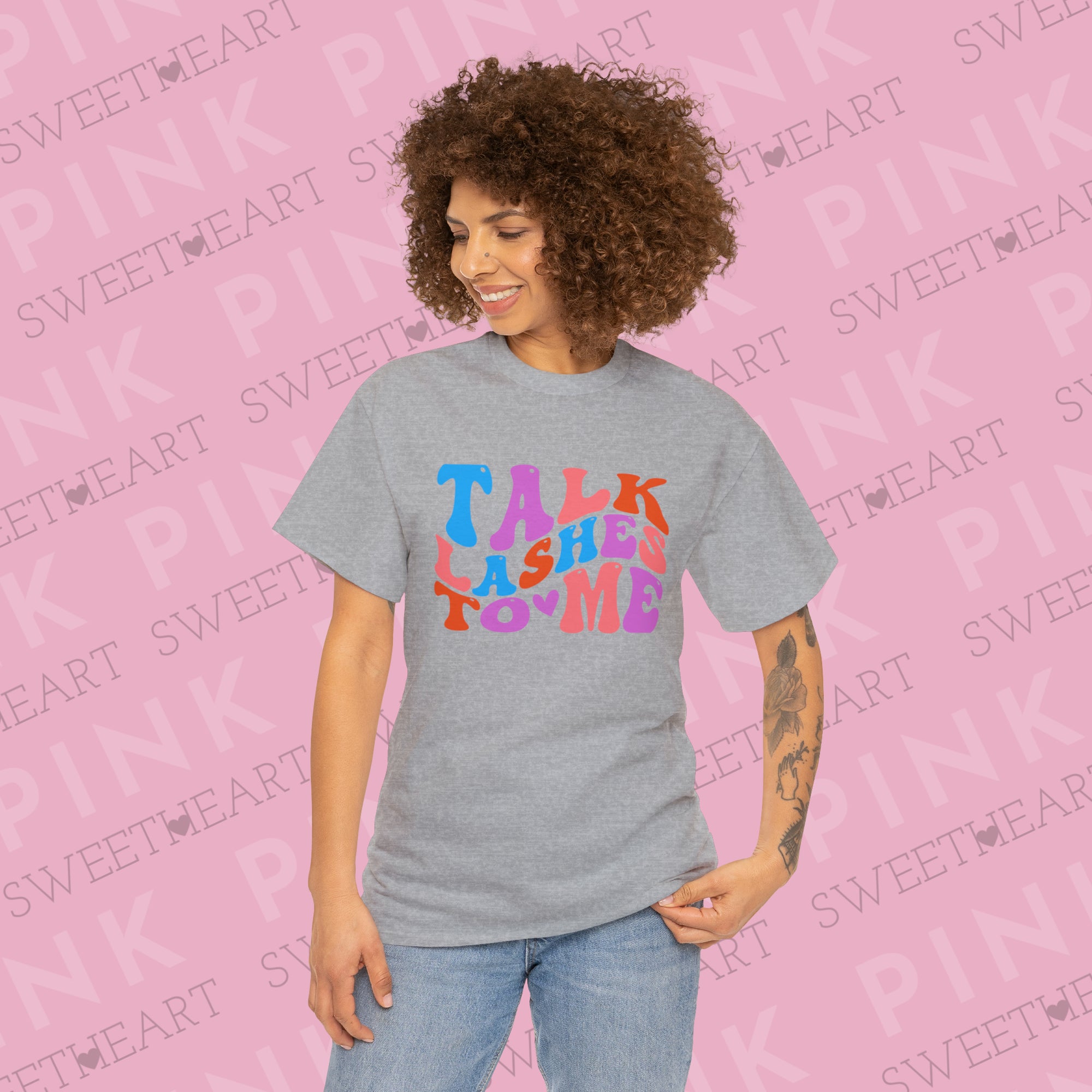 Talk Lashes to Me Cotton Tee