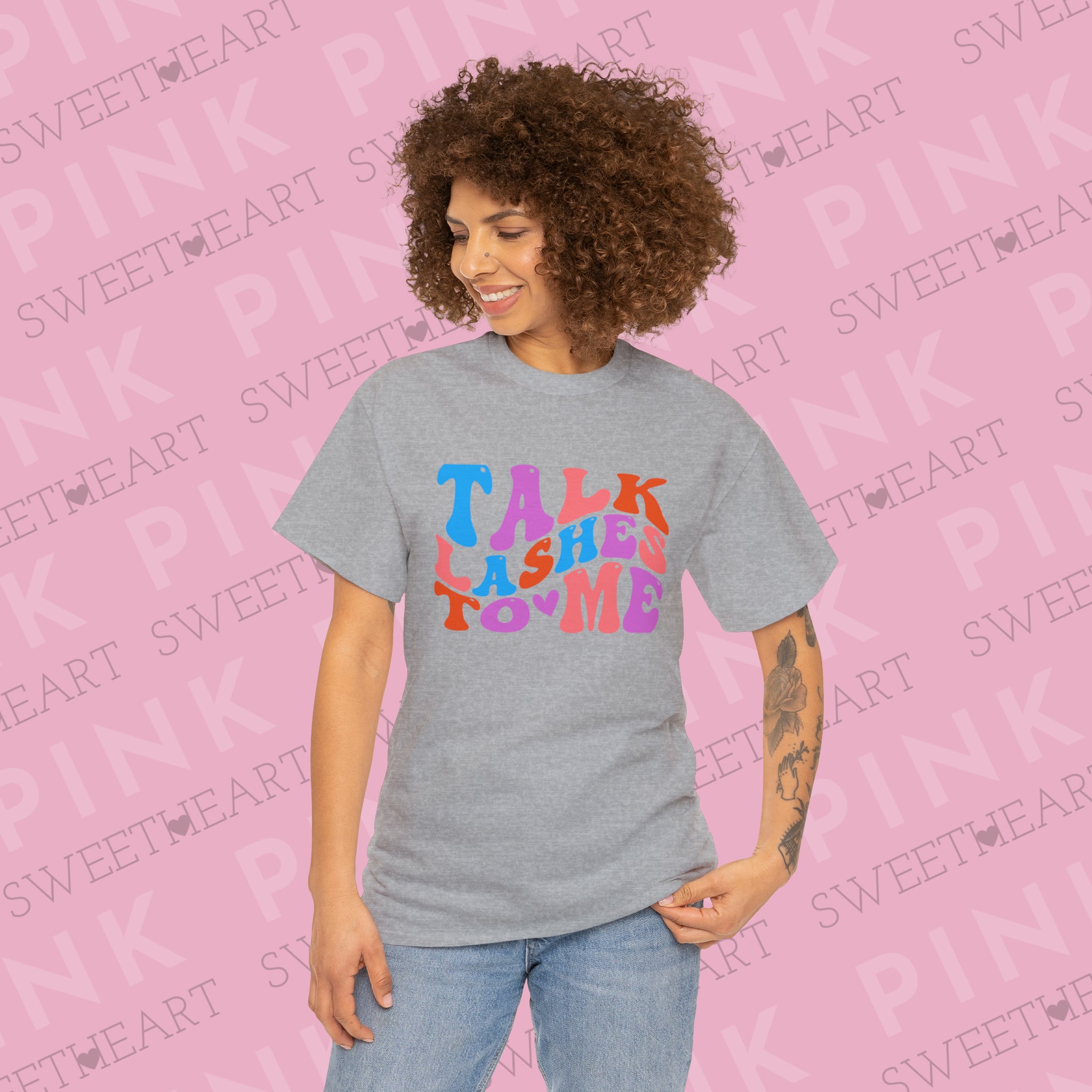 Talk Lashes to Me Cotton Tee