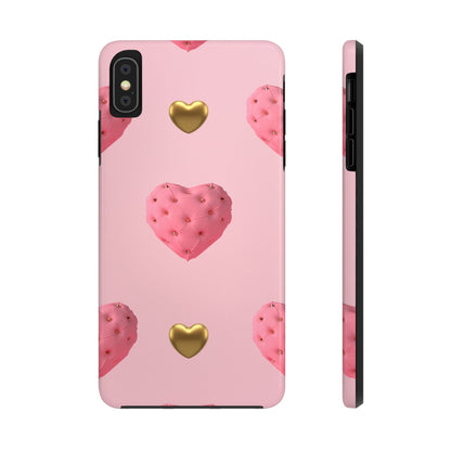 Heart of Gold Pink Phone Case