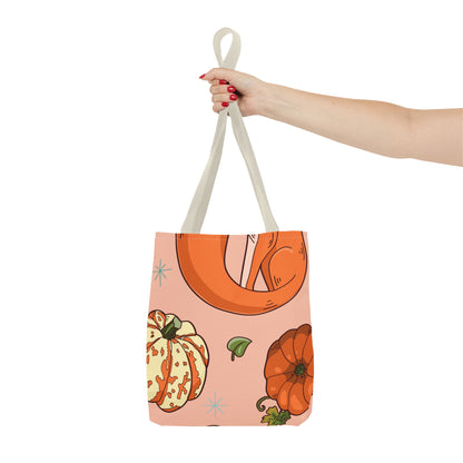 Foxy Pumpkin Patch Tote Bag