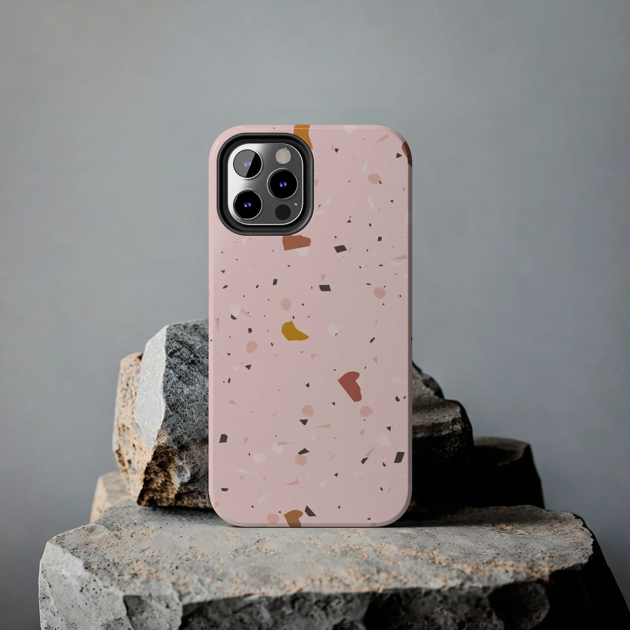 Pink Terrazzo Phone Case (Apple & Android) - Pink Sweetheart