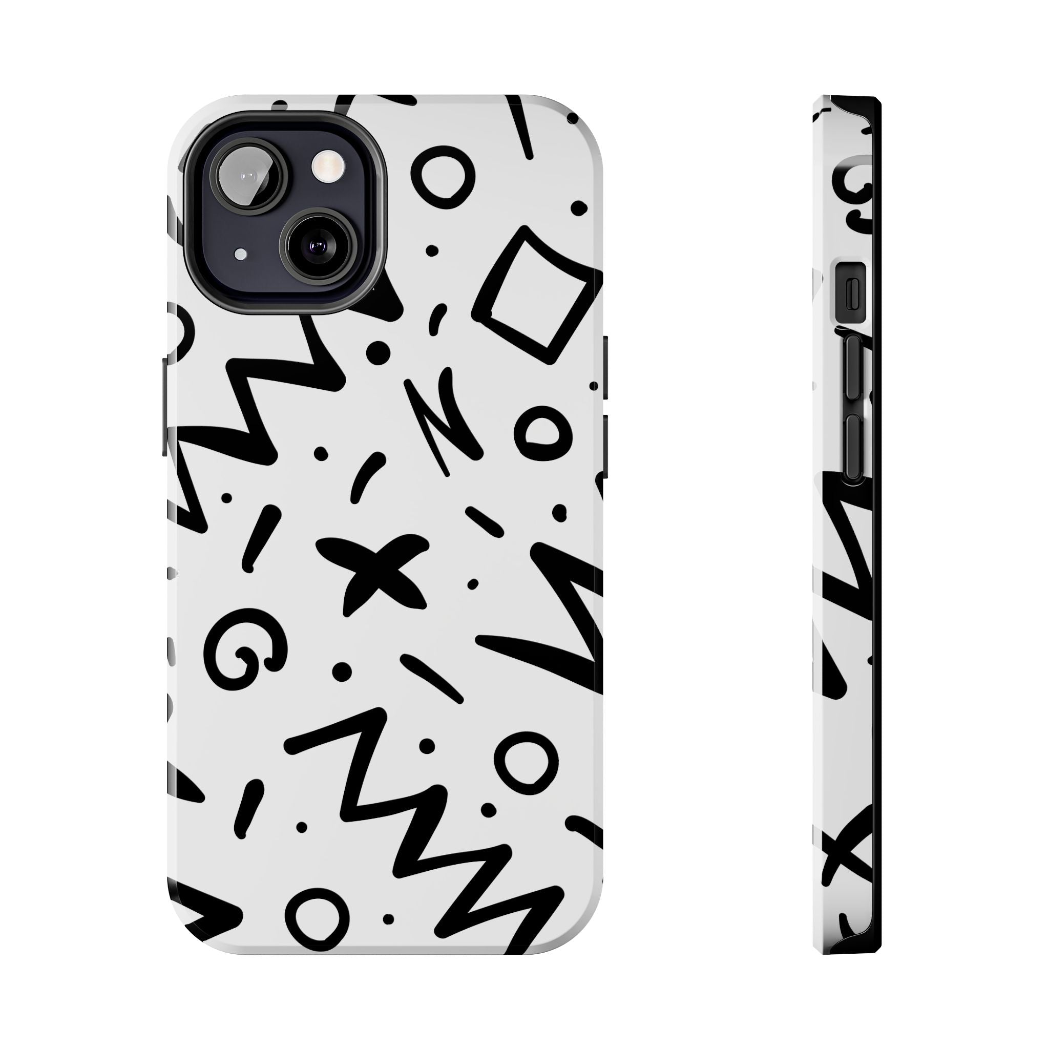 Abstract Memphis Pattern Phone Case (Apple & Android)