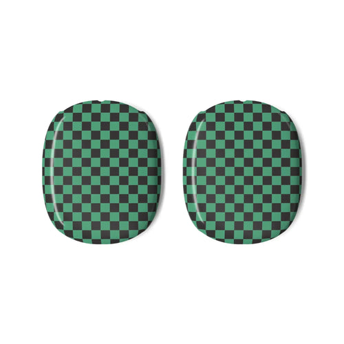 Checkered Kimono AirPods Max Shell Case - Pink Sweetheart