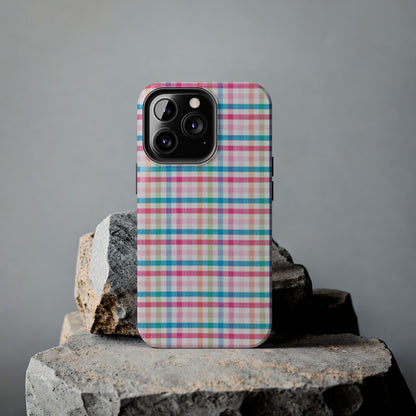 Checked Pattern Phone Case