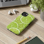 Green Citrus Lime Phone Case (Apple & Android) - Pink Sweetheart