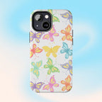 Busy Butterflies Phone Case (Apple & Android) - Pink Sweetheart