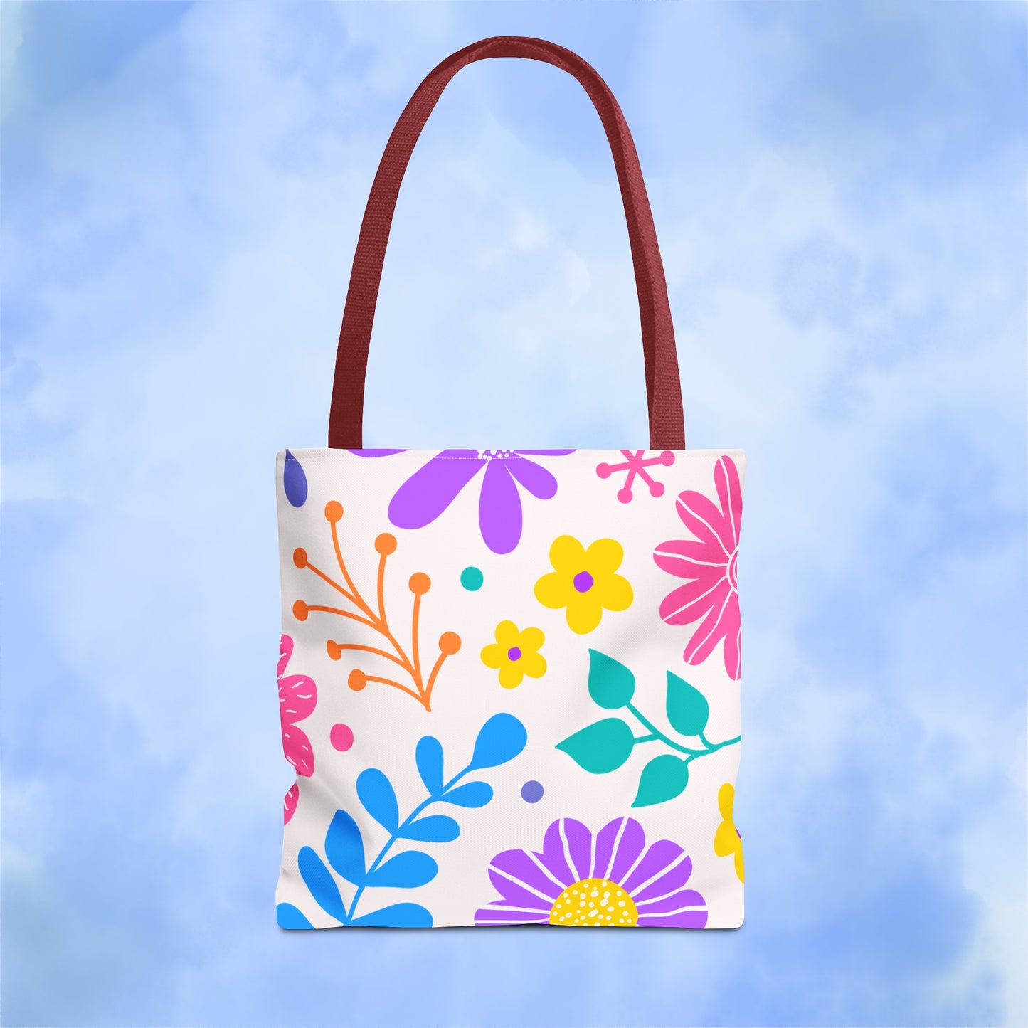 Fun Florals Tote Bag