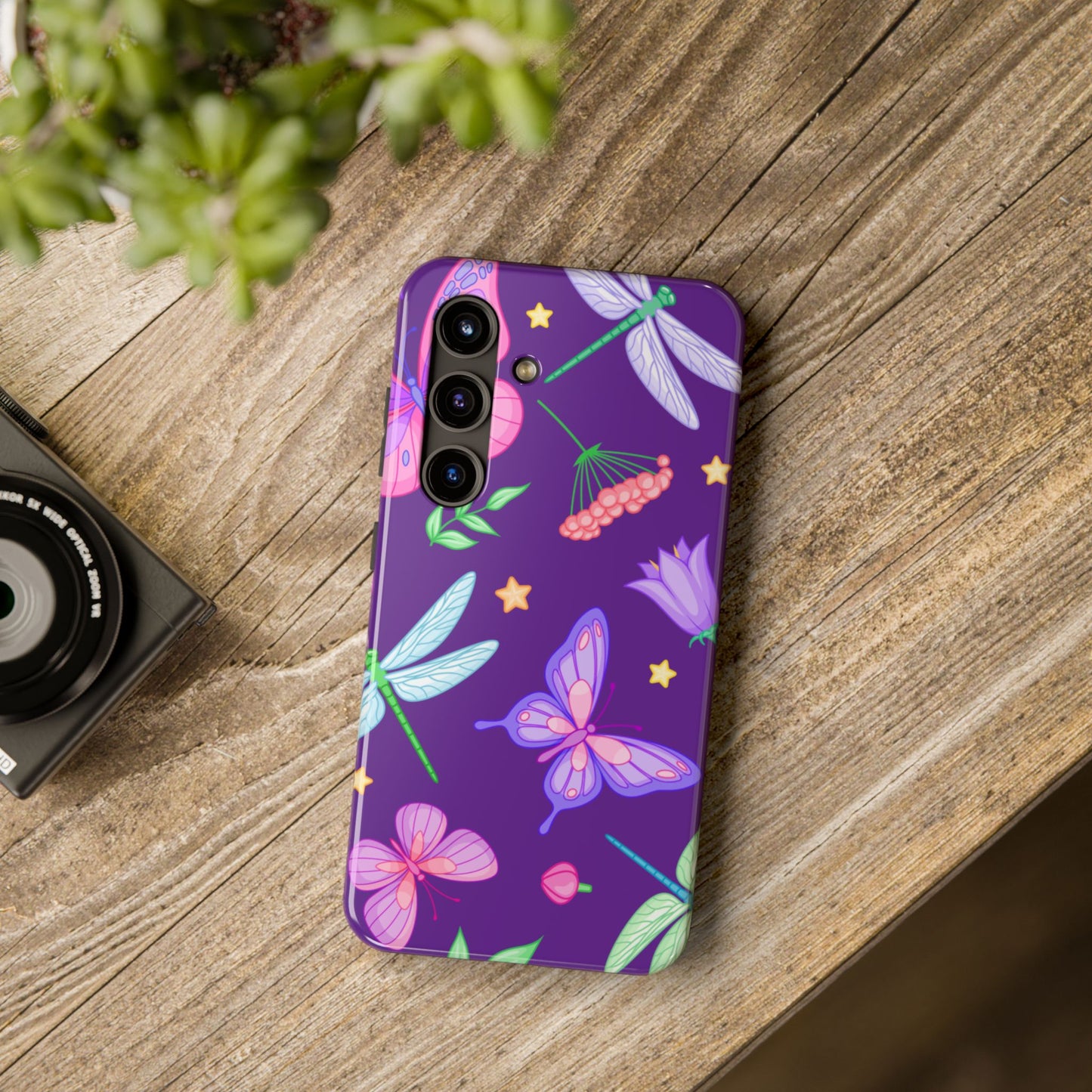 Purple Majestic Butterfly Phone Case