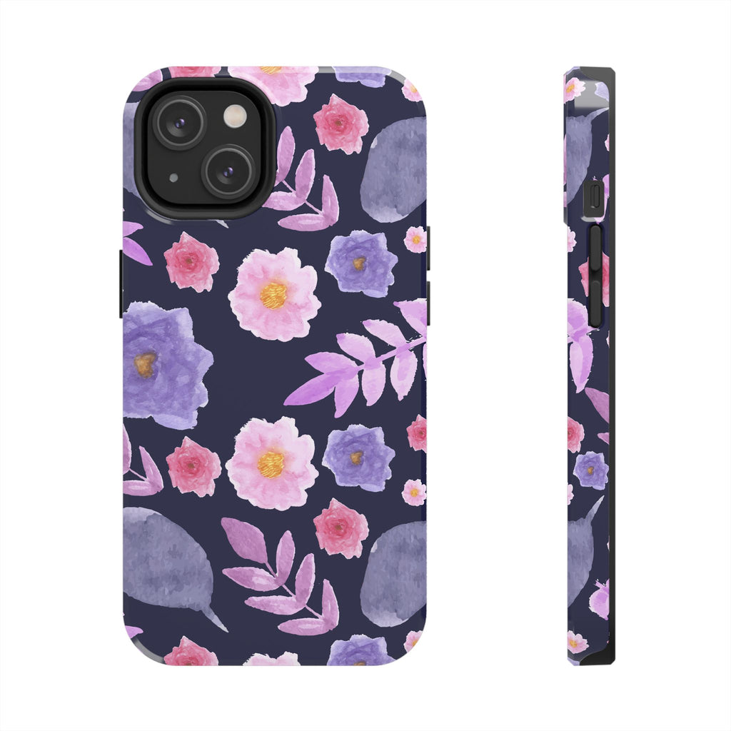 Purple Florals Phone Case (Apple & Android)