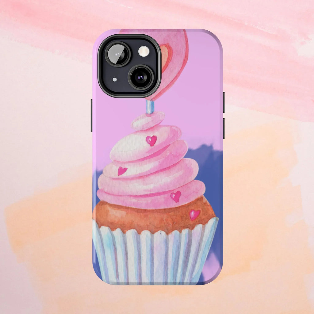 Cutie Cupcake Phone Case (Apple & Android) - Pink Sweetheart