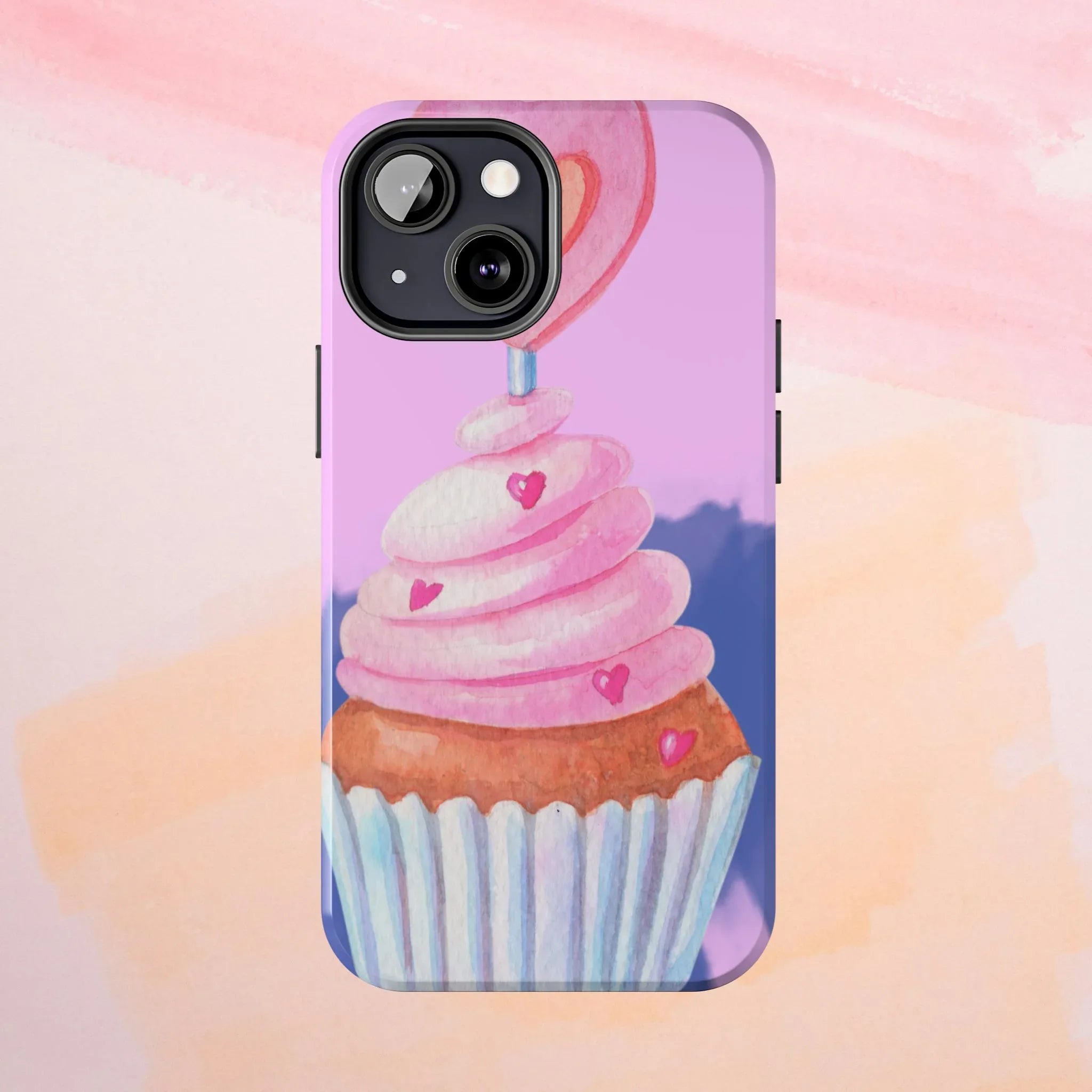 Cutie Cupcake Phone Case (Apple & Android) - Pink Sweetheart