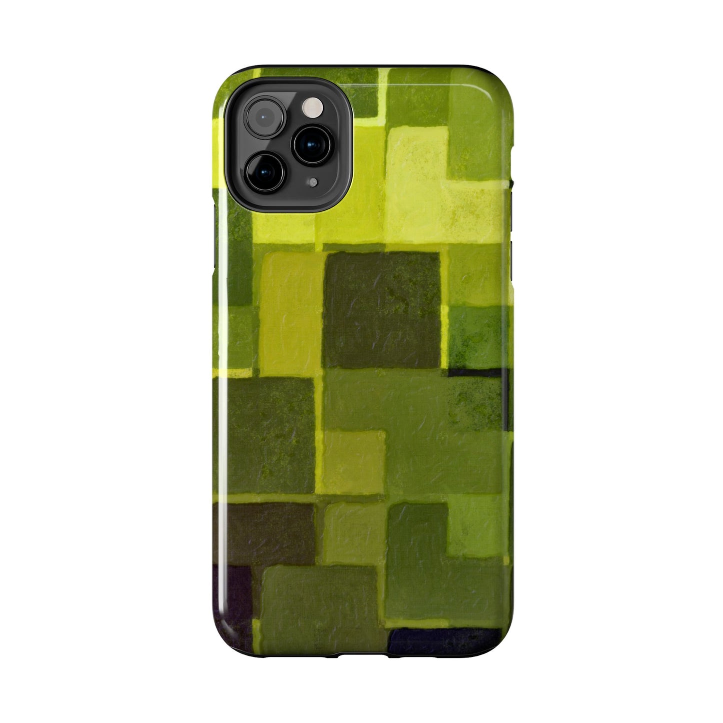 Chartreuse Patchwork Phone Case