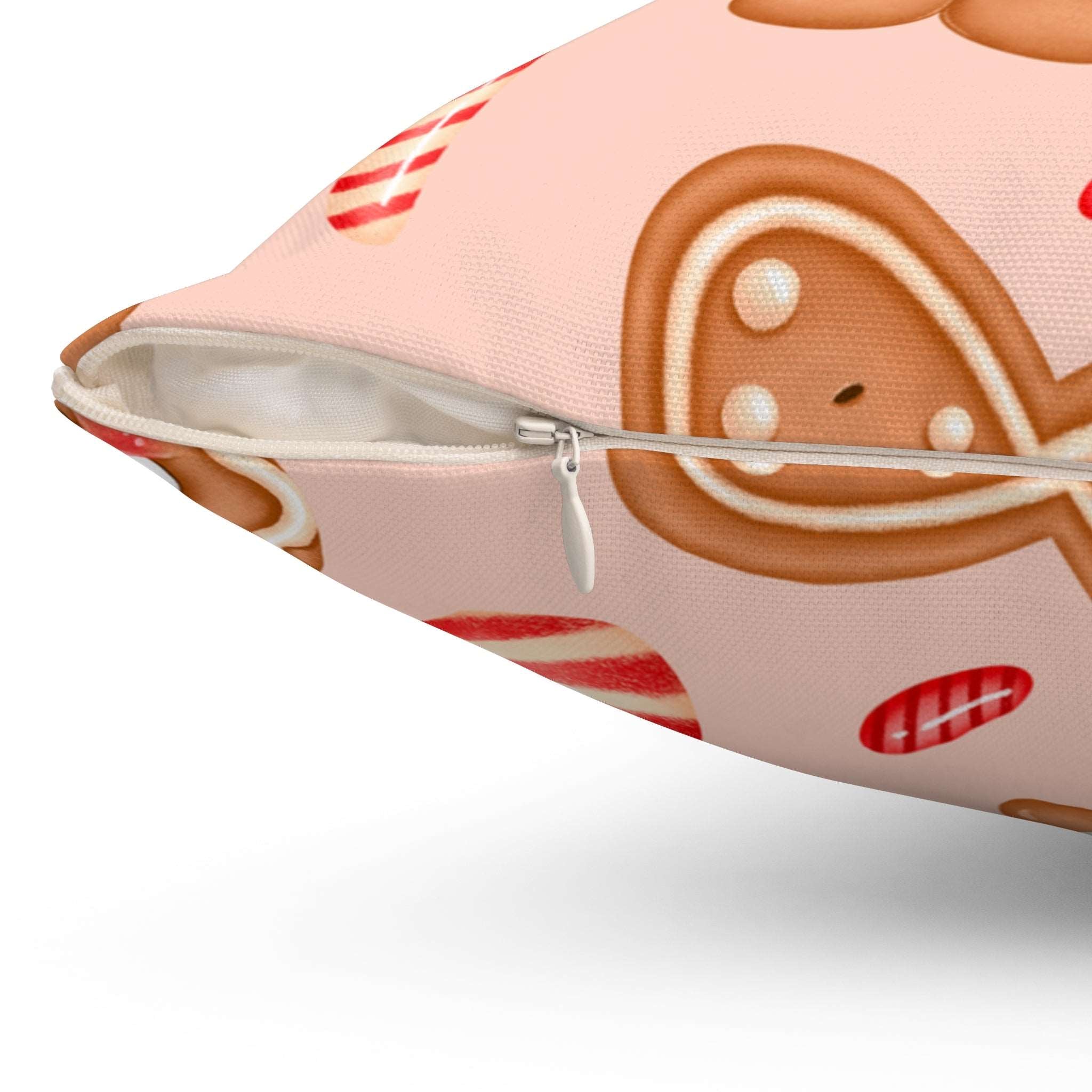 Gingerbread Girl Square Pillow