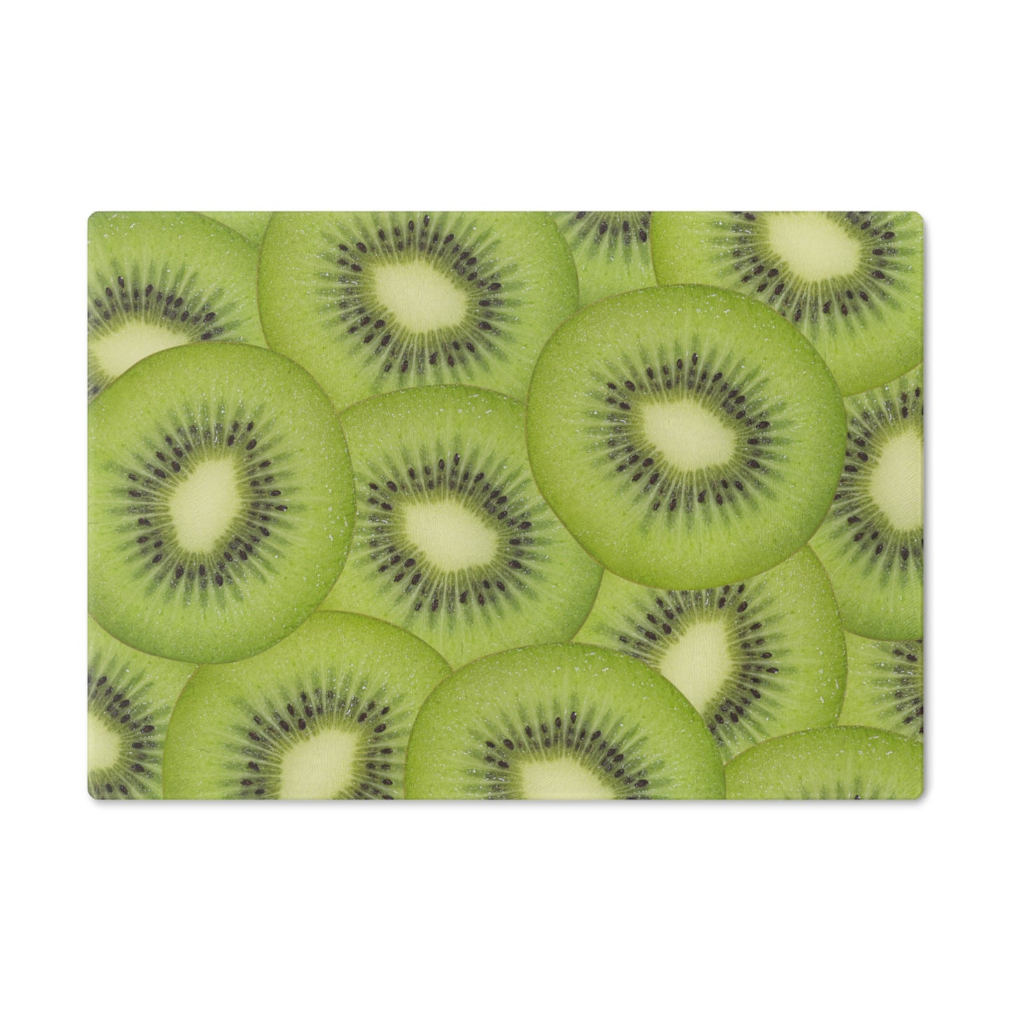 Green Kiwi Glass Cutting Board