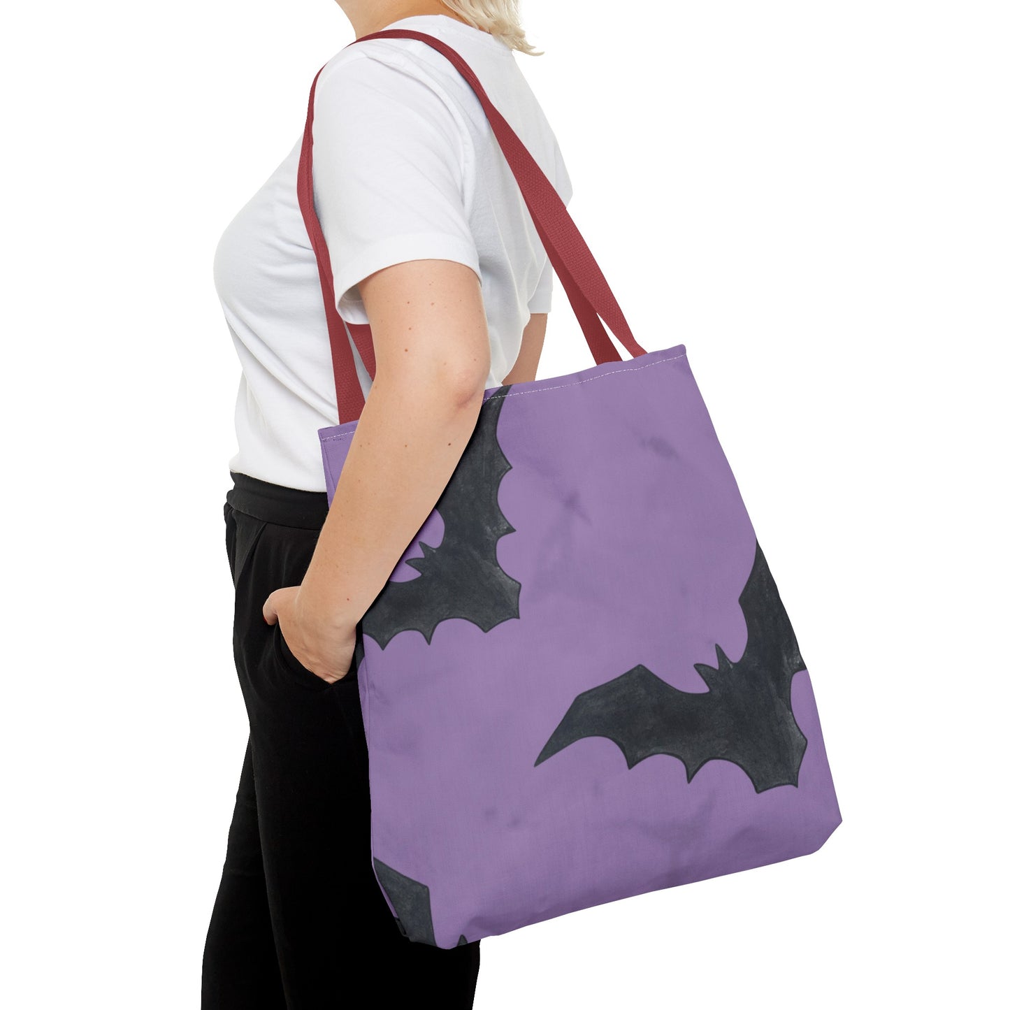 Black Bats at Midnight Tote Bag