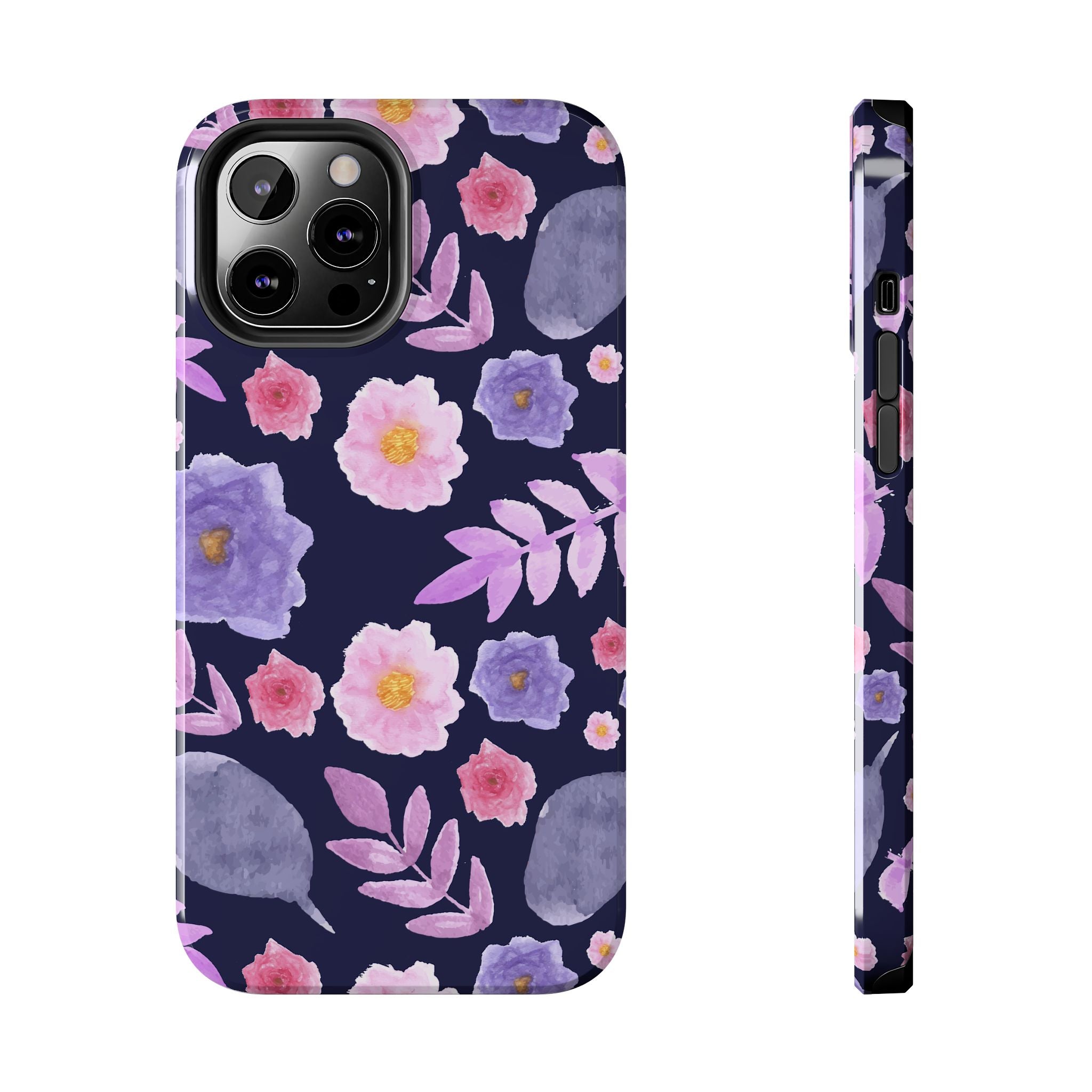 Purple Florals Phone Case (Apple & Android)