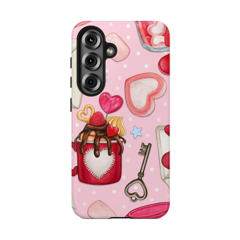 Goodies for My Sweetheart Phone Case (Apple & Android) - Pink Sweetheart