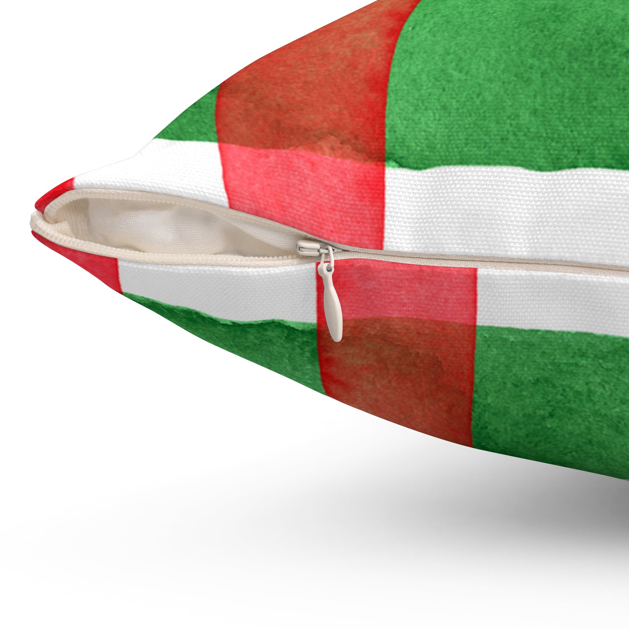 Wrapped Xmas Present Square Pillow