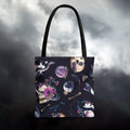 Gothic Floral Tote Bag - Pink Sweetheart