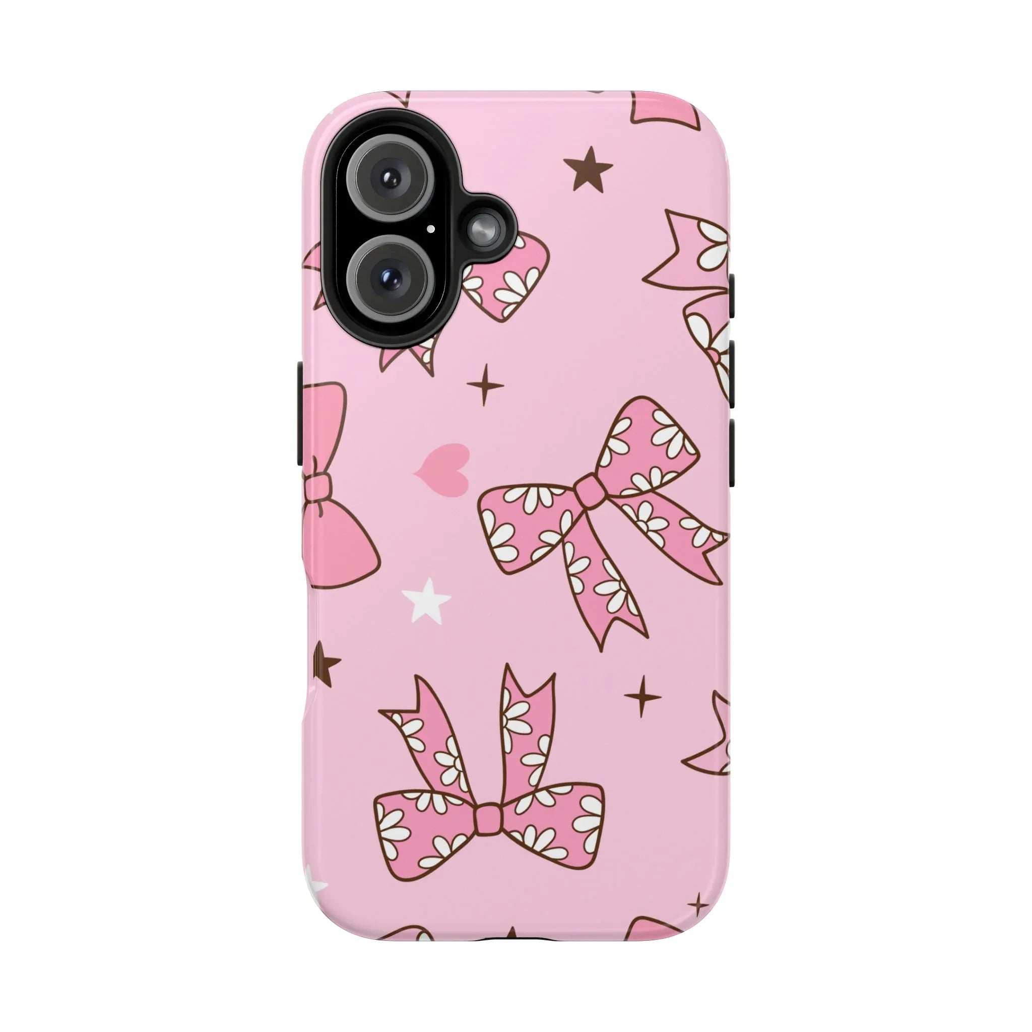 Pretty Pink Bows Phone Case (Apple & Android) - Pink Sweetheart