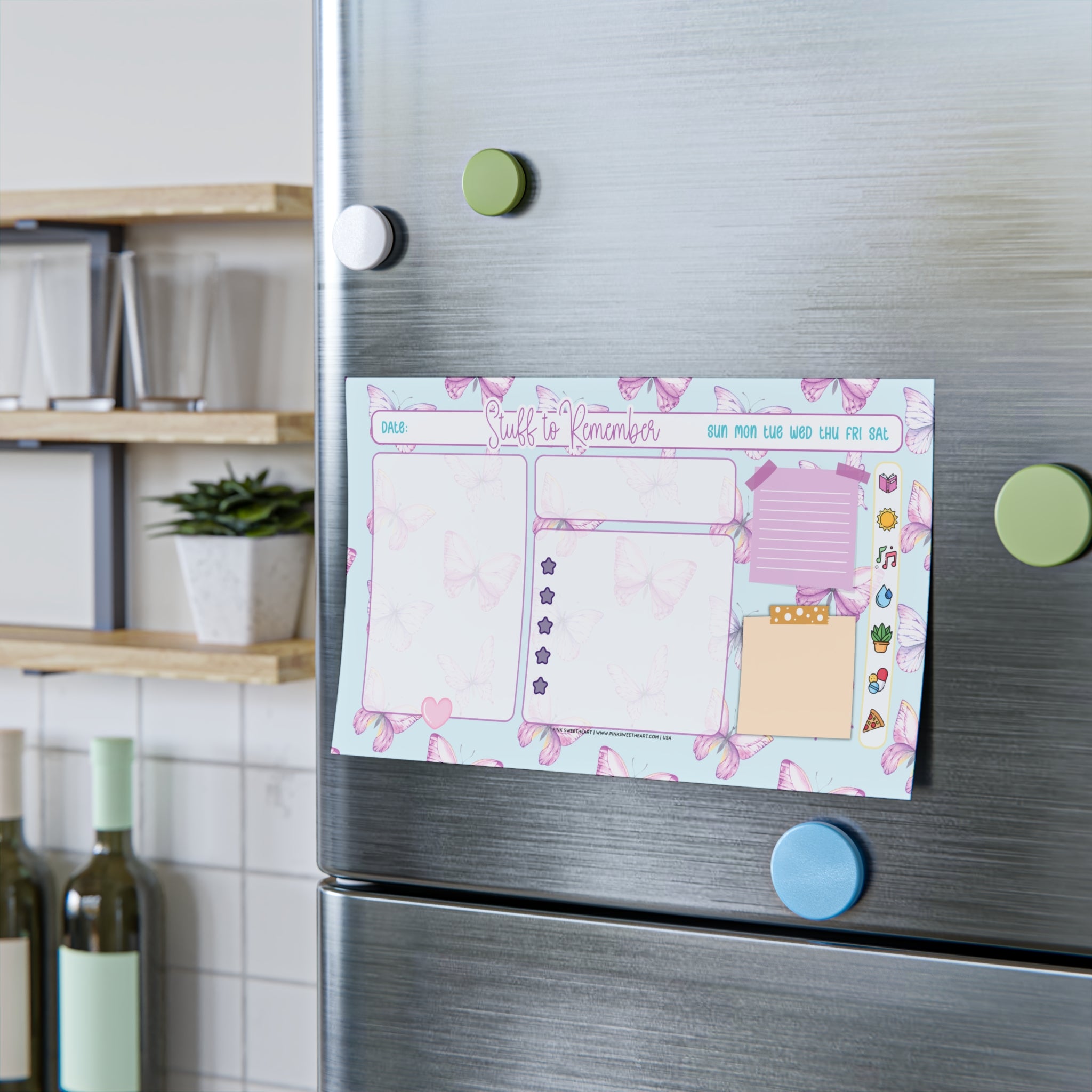 Mesmerizing Butterflies Sticky Note Pad
