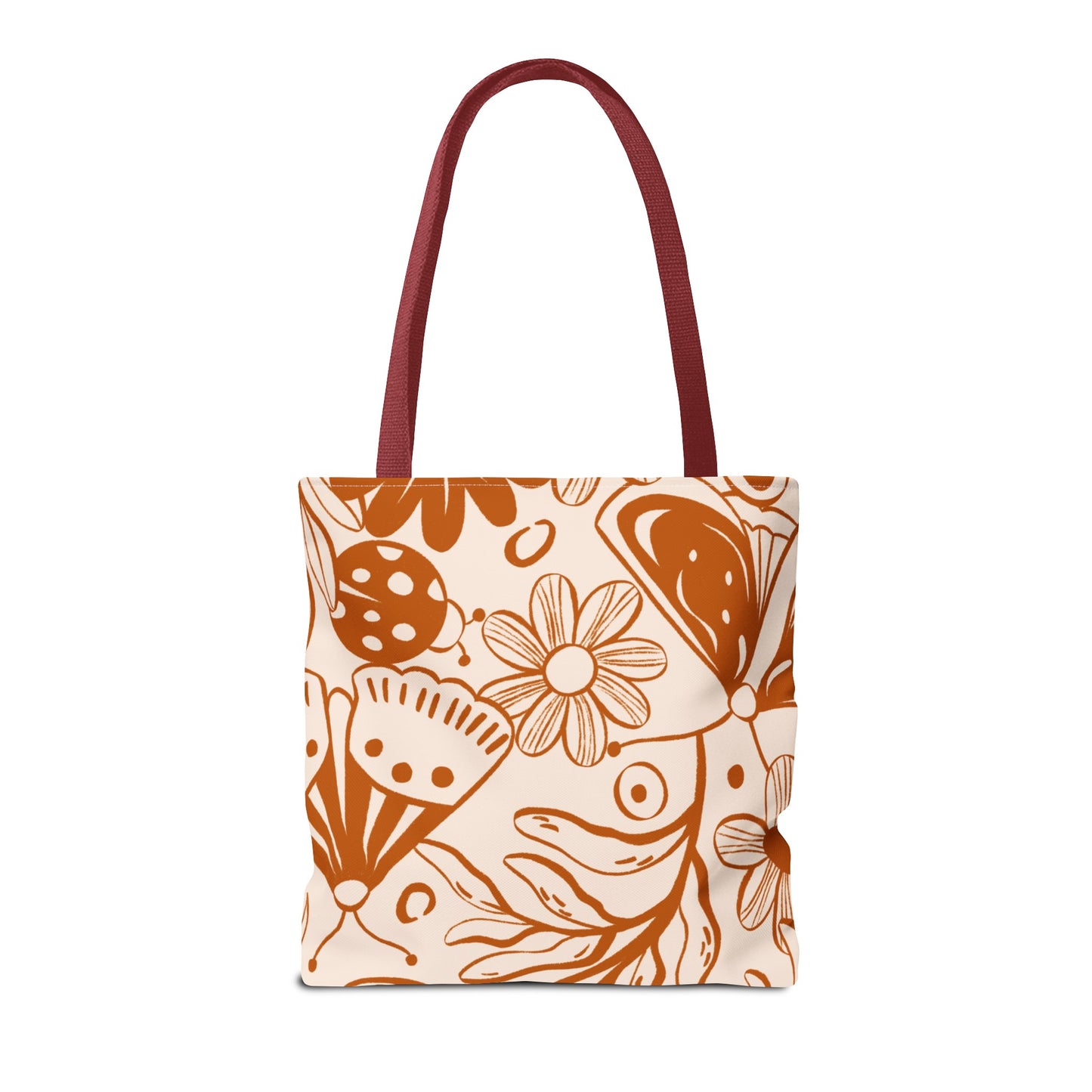 Autumn Butterfly Floral Tote Bag