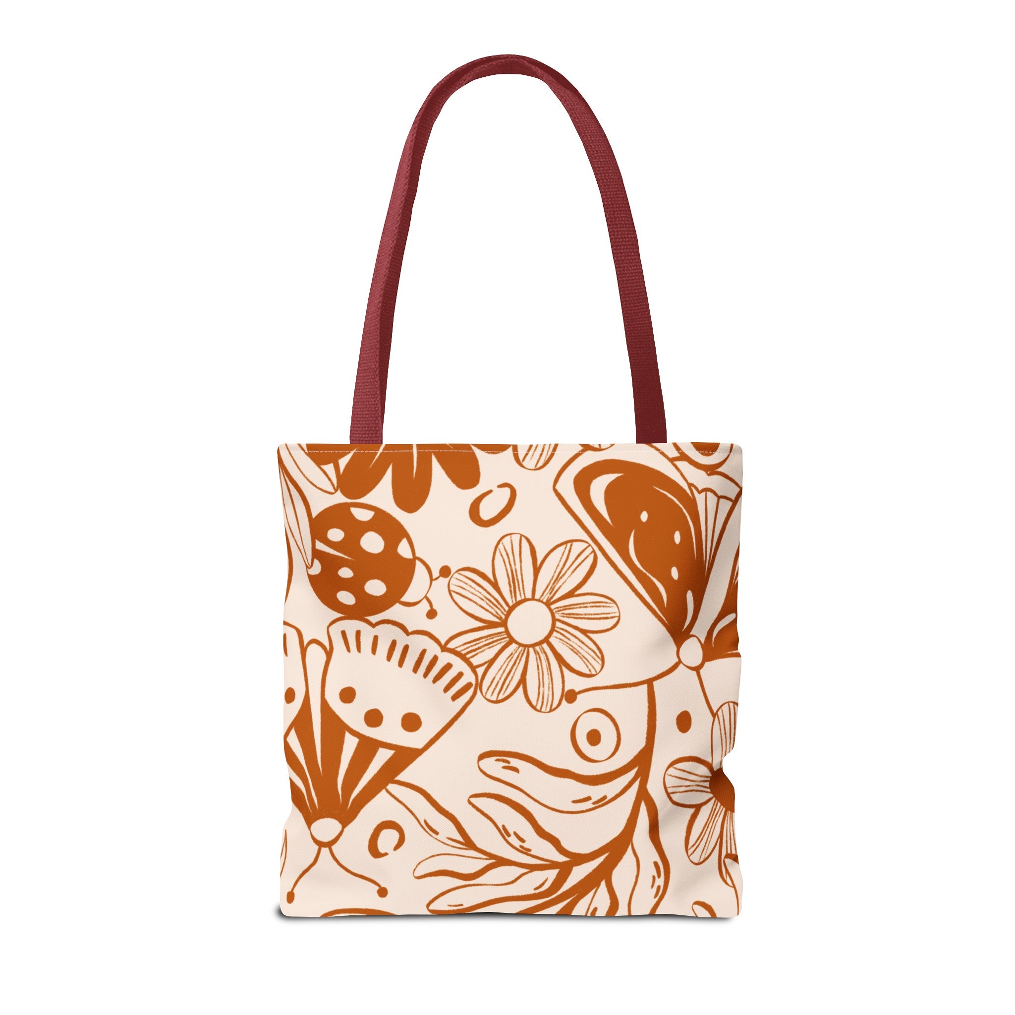 Autumn Butterfly Floral Tote Bag