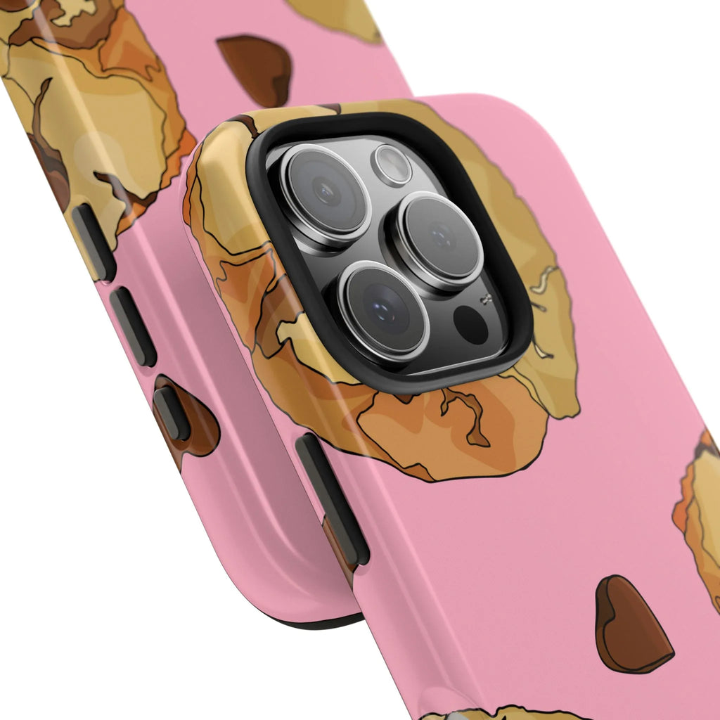 Chocolate Chip Cookies Phone Case (Apple & Android) - Pink Sweetheart