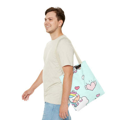 Cute Chibi Unicorn Tote Bag