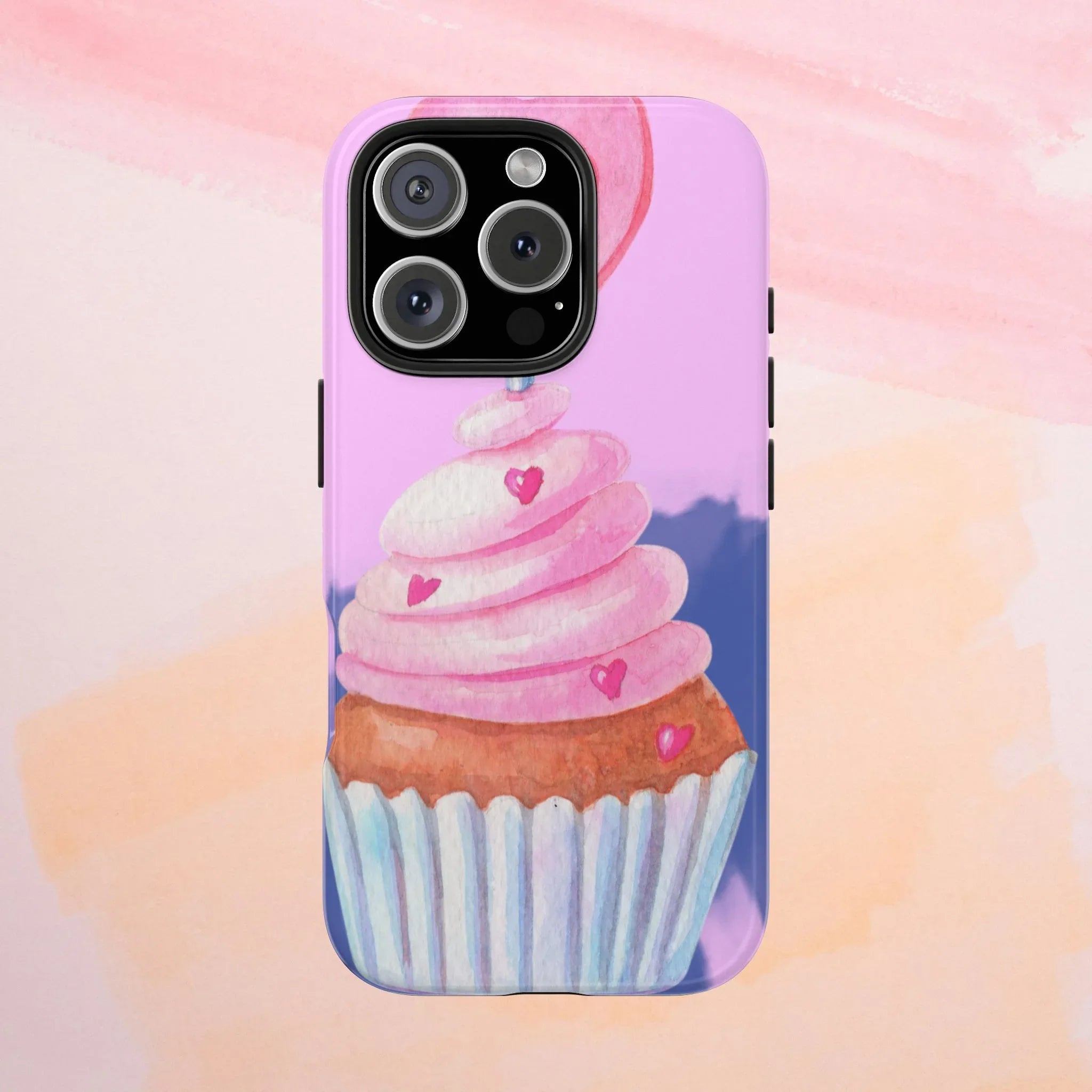 Cutie Cupcake Phone Case (Apple & Android) - Pink Sweetheart