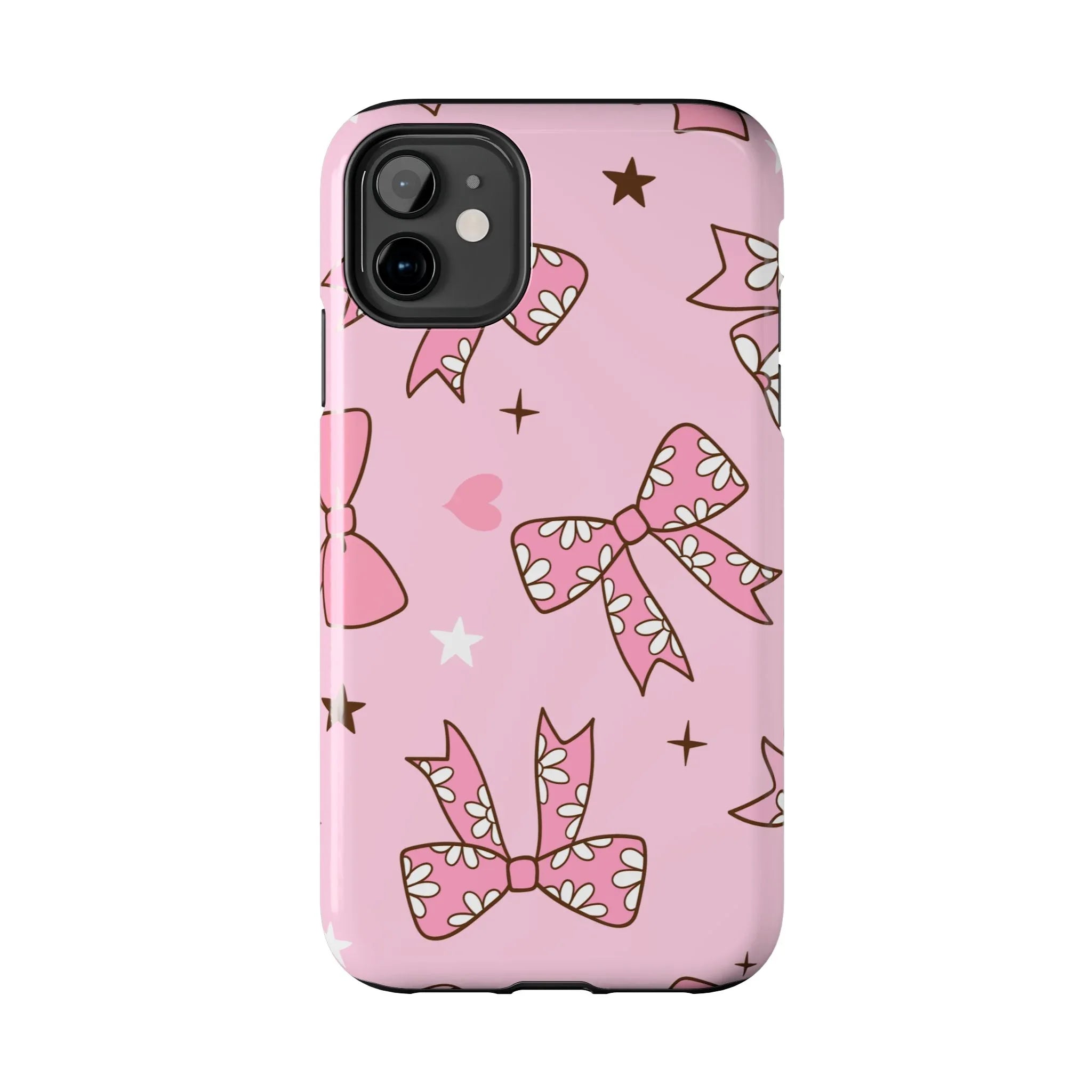 Pretty Pink Bows Phone Case (Apple & Android) - Pink Sweetheart