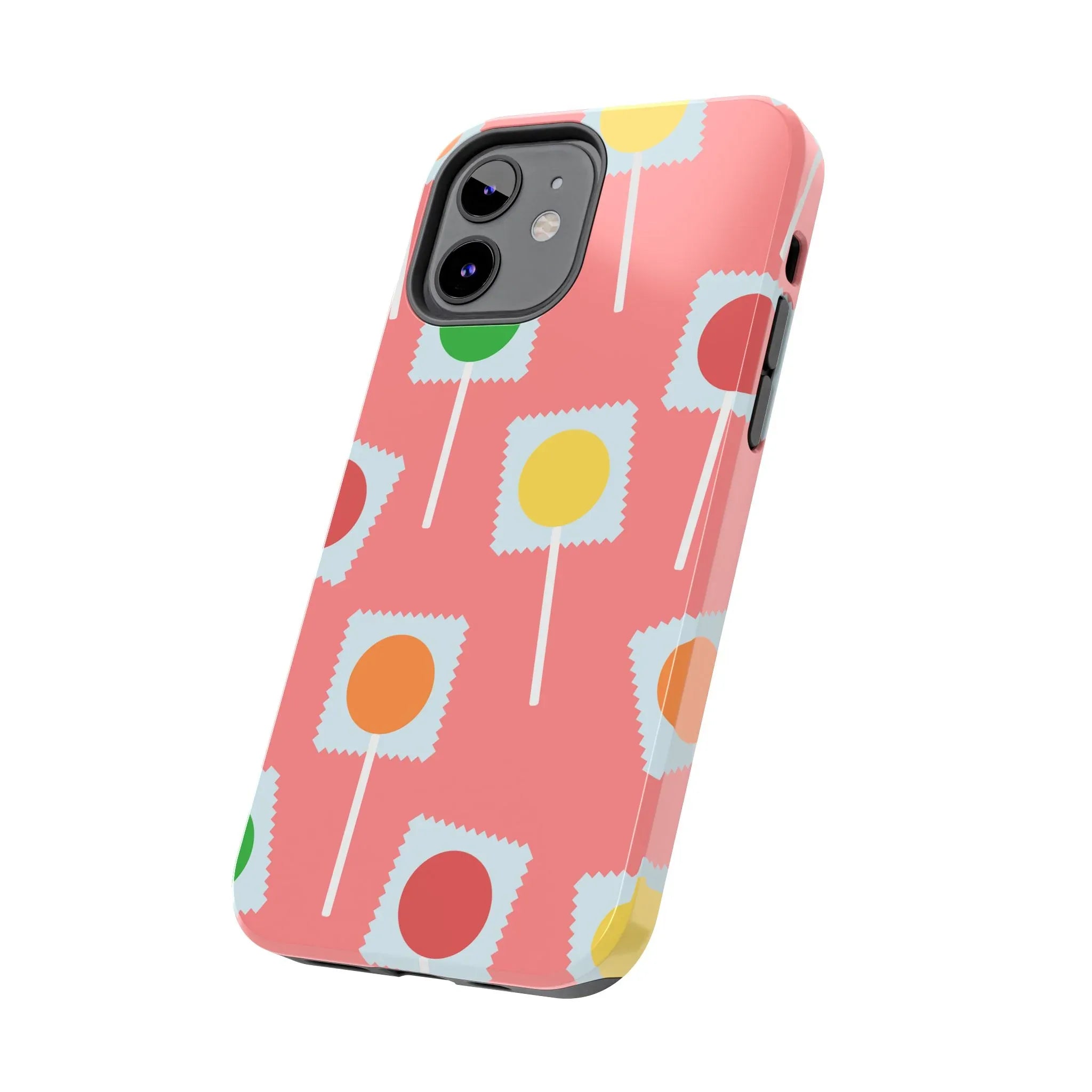 Lollipop Candy Phone Case (Apple & Android) - Pink Sweetheart