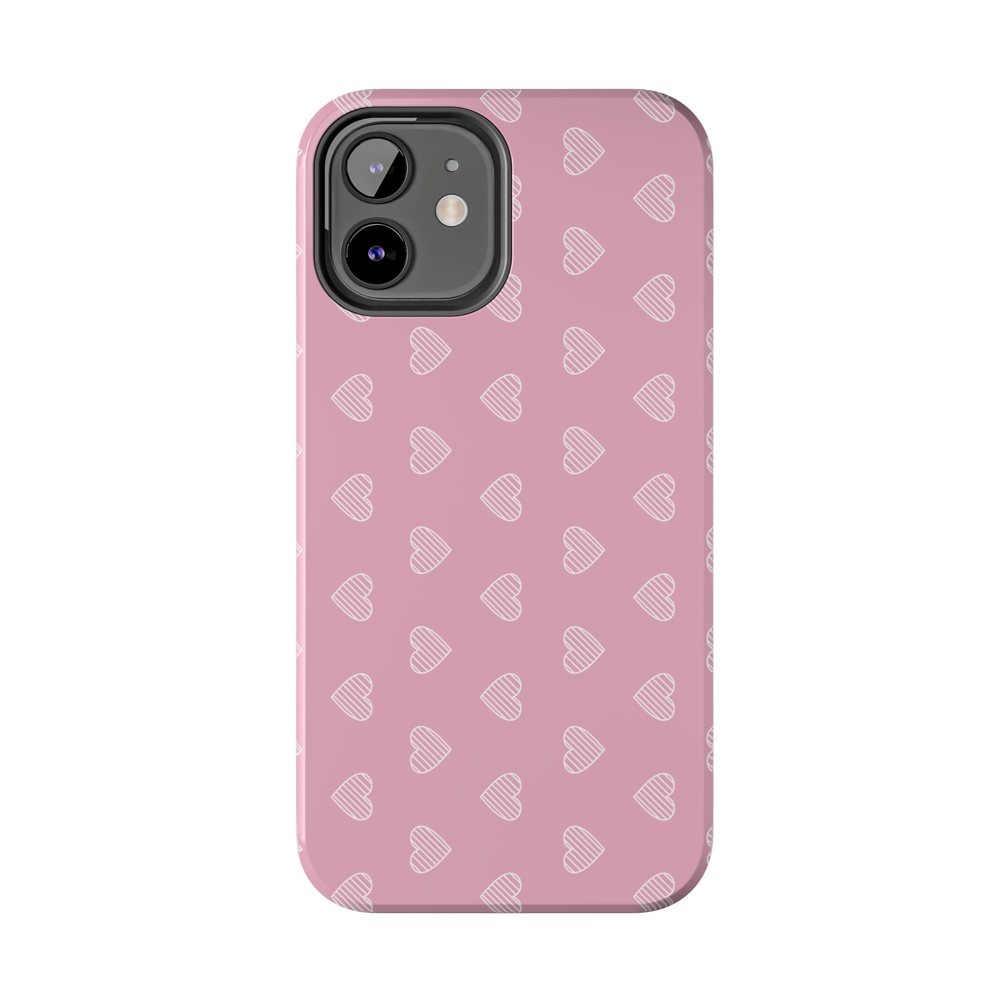 Infinite Pink Hearts Phone Case (Apple & Android)