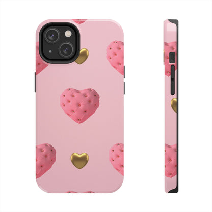 Heart of Gold Pink Phone Case