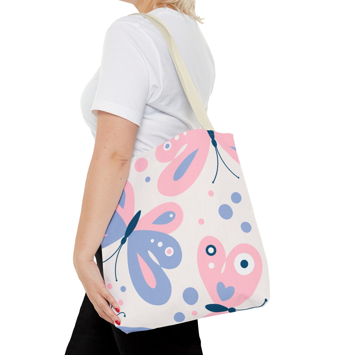 Pastel Butterlies Tote Bag