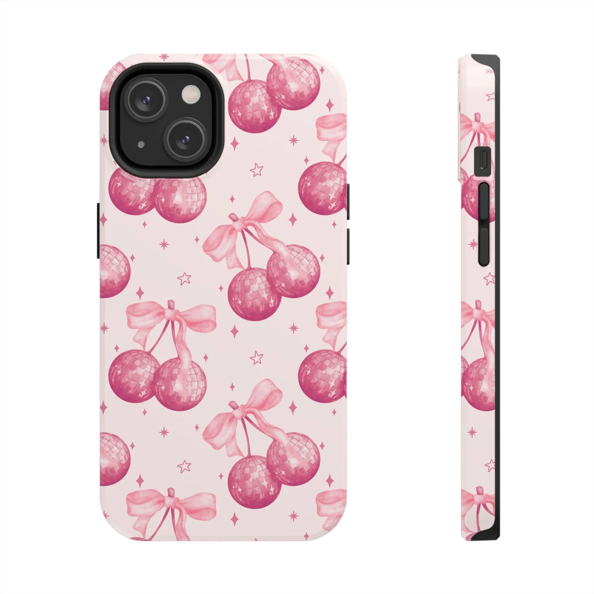 Disco Cherries Phone Case (Apple & Android) - Pink Sweetheart