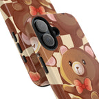 Retro Brown Bear Phone Case (Apple & Android)