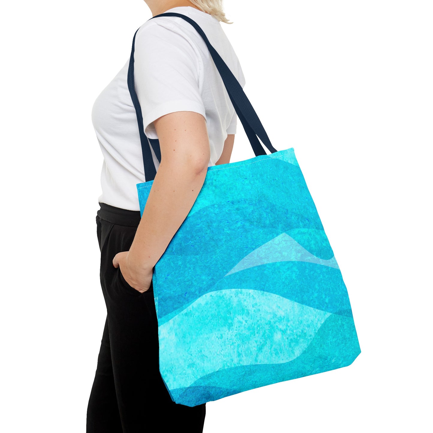 Blue Waves Tote Bag