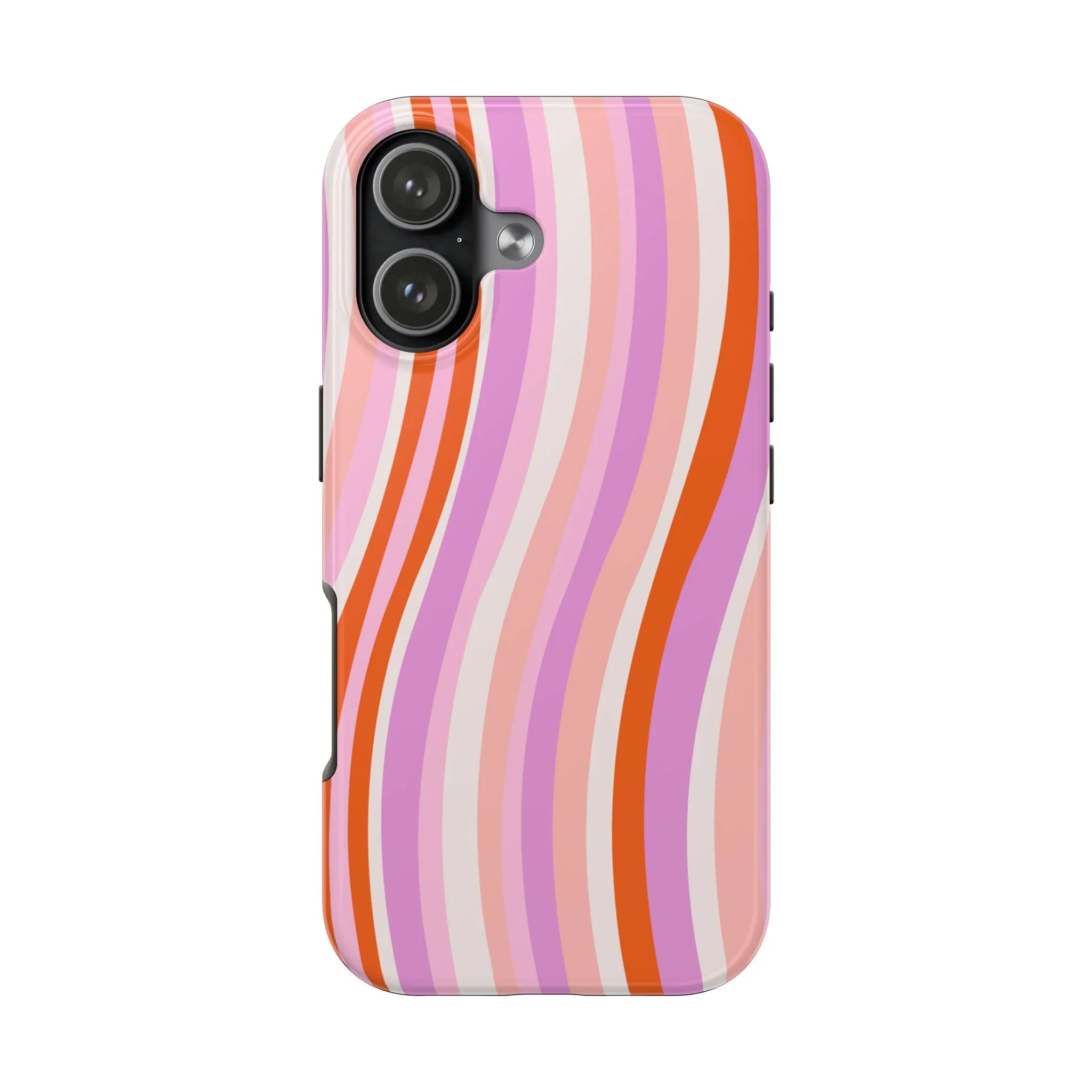 Wave Nostalgia Phone Case (Apple & Android) - Pink Sweetheart
